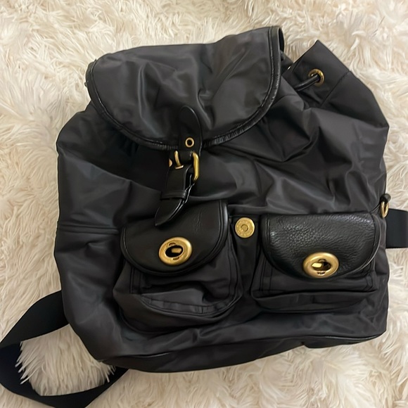 Coach black nylon backpack - Picture 1 of 6